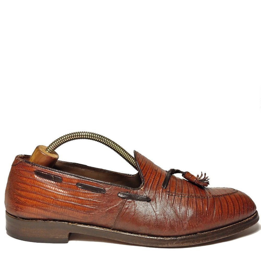 Footjoy Classics USA Made Lizard Loafer Sz 9.5B - Picture 4 of 10